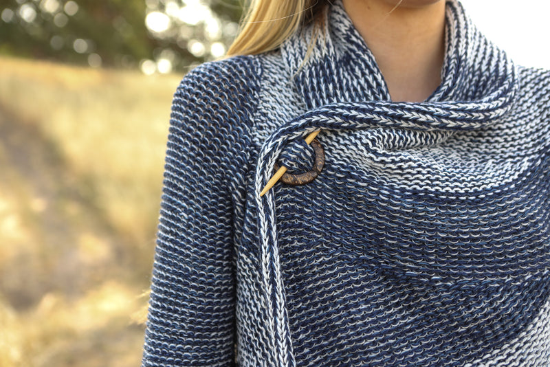 Thick, circular cardigan