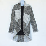 Thick, circular cardigan