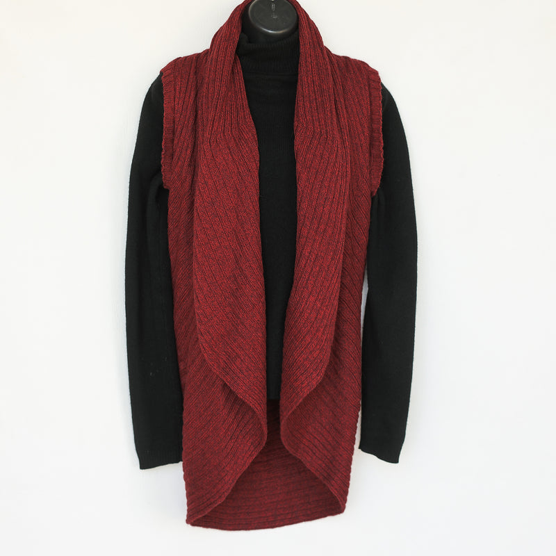 Sleeveless Cardigan solid colors